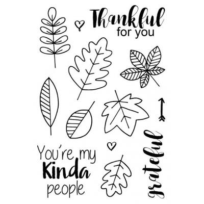 Jane's Doodles Clear Stamps - Thankful